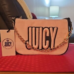 Juicy Couture Flamingo Chocolate Convertible Wristlet